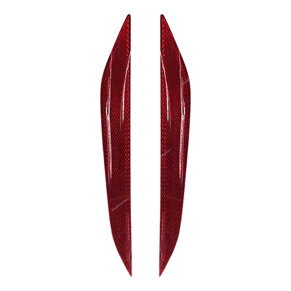 2pcs Fits 17-22 for Alfa Romeo Stelvio Rear Bumper Reflector Rear Brake Lamp LH+RH
