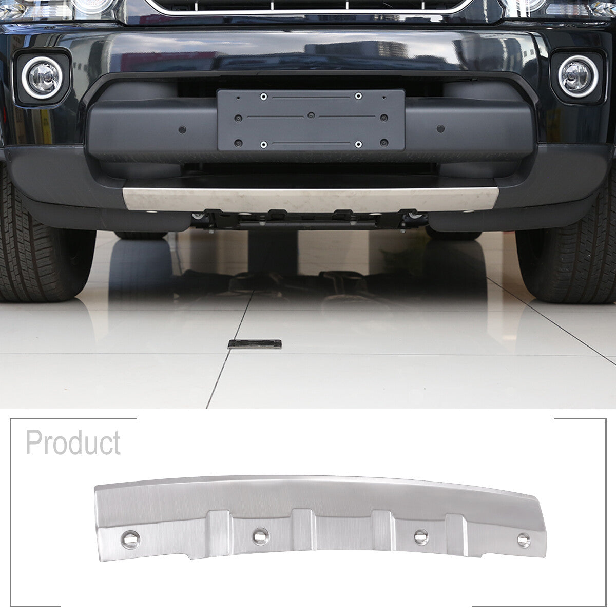 Front bumper tow hook skid plate for Land Rover LR4 Discovery 4 2014 - 2016 Steel n