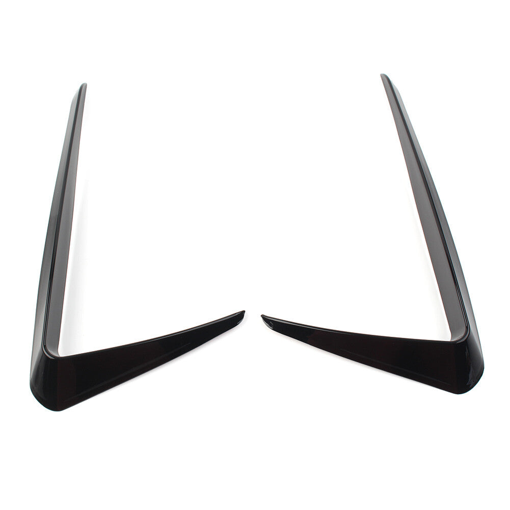 for VW for Golf 7 GTI 2013-2016 Front Bumper Fog Light Lamp Cover Trim Glossy Black