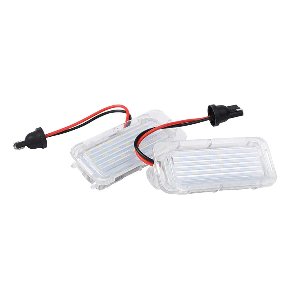 Pair LED Number License Plate Light Lamp For Galaxy Focus Fitesta Fusion Kuga Q