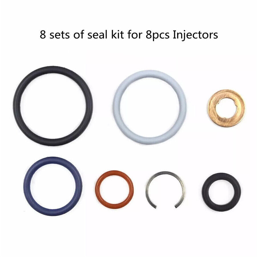 Car Fuel Injector Oring Set  Top Seal Kit For 2003-2010 for Ford 6.0L Diesel Engine Q