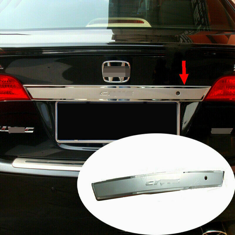Chrome Tailgate Rear Trunk Middle Moulding Cover Trim for Honda for Civic 2006-2011