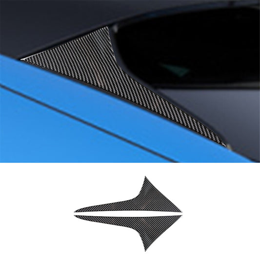2X Carbon Fiber Central Air Vent Outlet Cover Trim for RAM Promaster 2014-2021 v