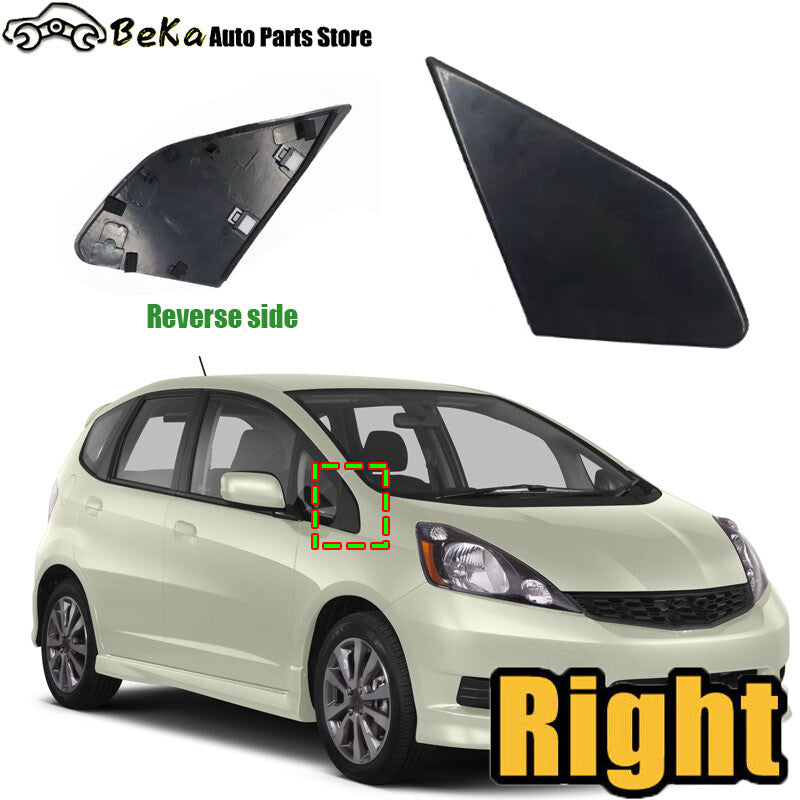 1-piece set of for Honda Fit 2009-2013 right front door decorative window glass panel cap