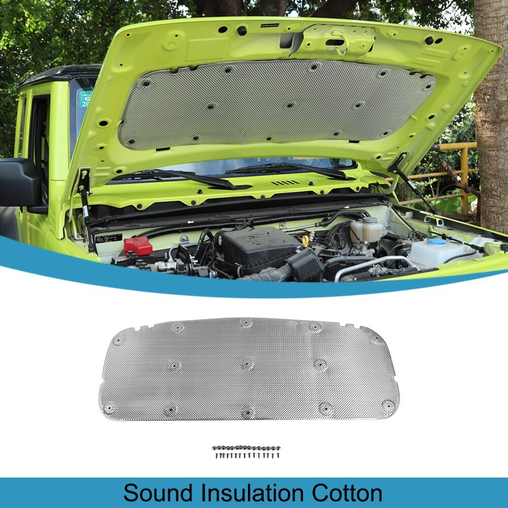 Front Engine Hood Sound Insulation Cotton for Suzuki for Jimny JB64 JB74 2019-2024