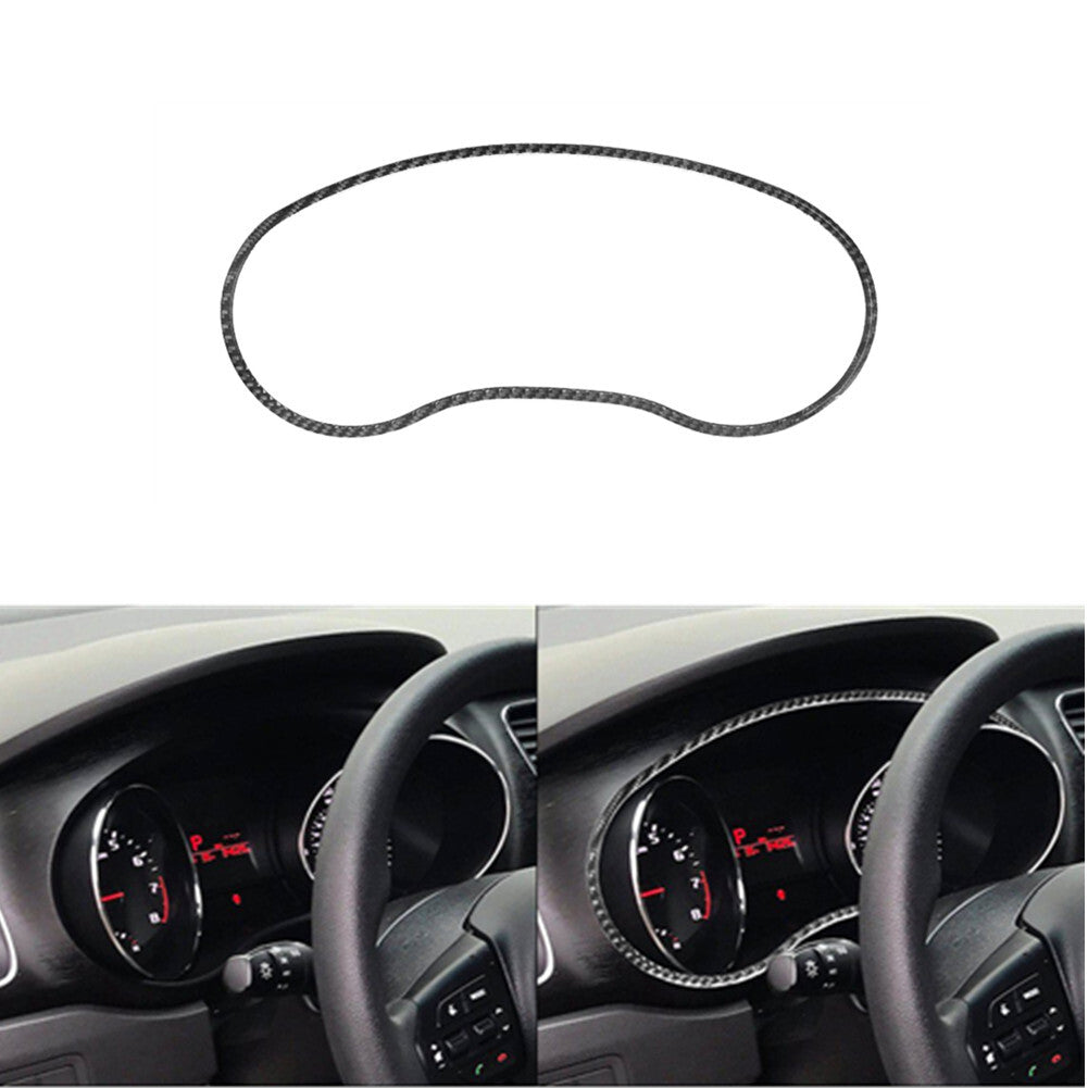 Carbon Fiber Speedometer Surround Frame Trim Cover for KIA Sedona 2015-2016