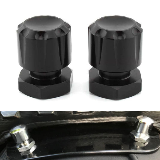 2Pcs Solo Mounting Nuts Bolts for Harley Road King Road Glide Softai Fat Boy Q