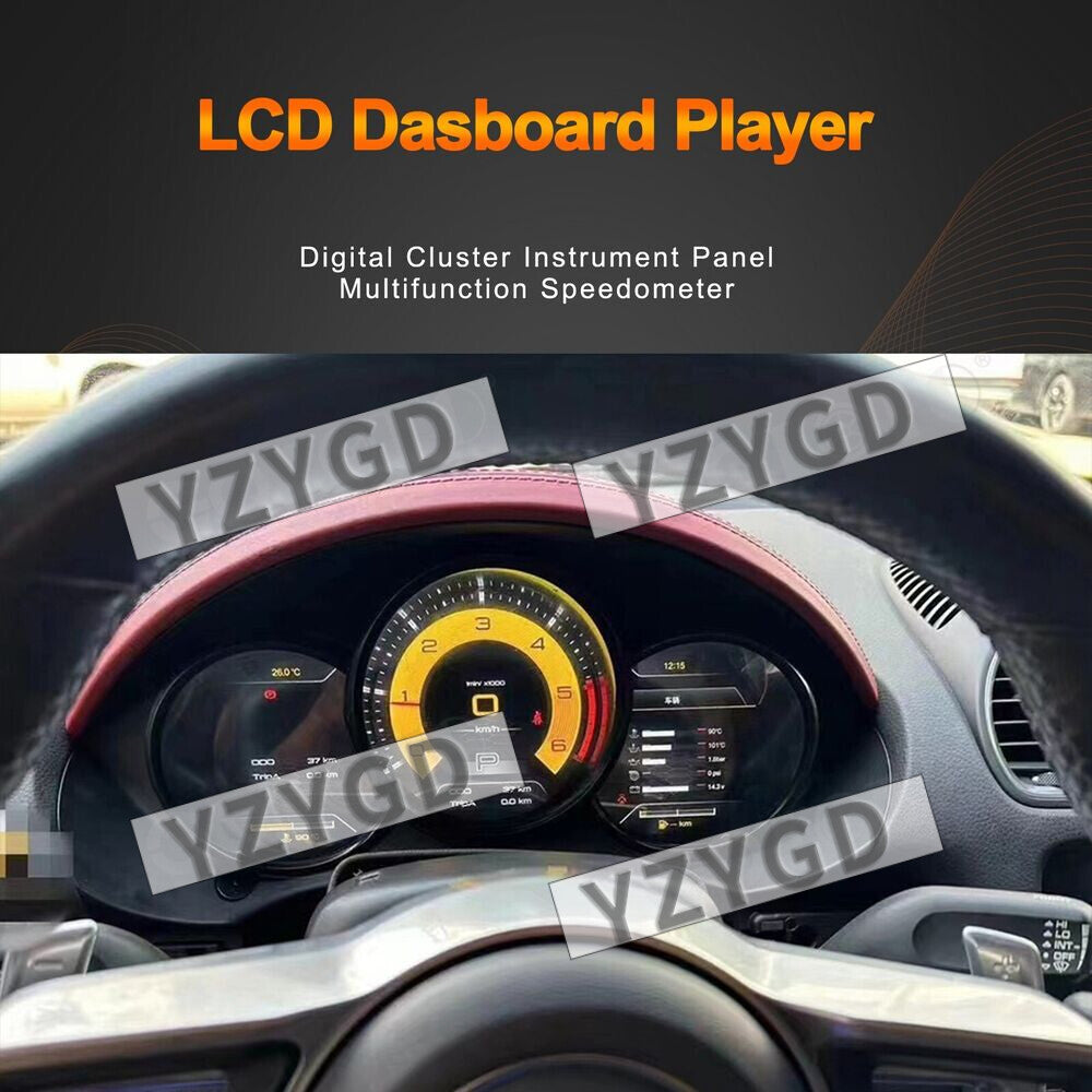 for Porsche Macan 2014-2017 LCD Digital Cluster Speedometer Instrument Upgrade Q