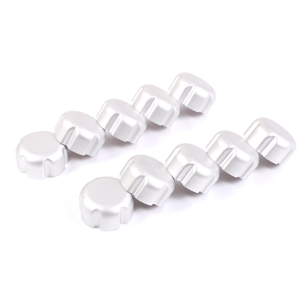 10¡ÁAlloy Silver Roof Luggage Rack Positioning Screw Trim For HUMMERH2 2003-09