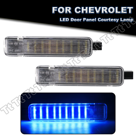 Fit for Silverado for Sierra C/K for Hummer H2 LED Interior Door Panel Courtesy Lights- v
