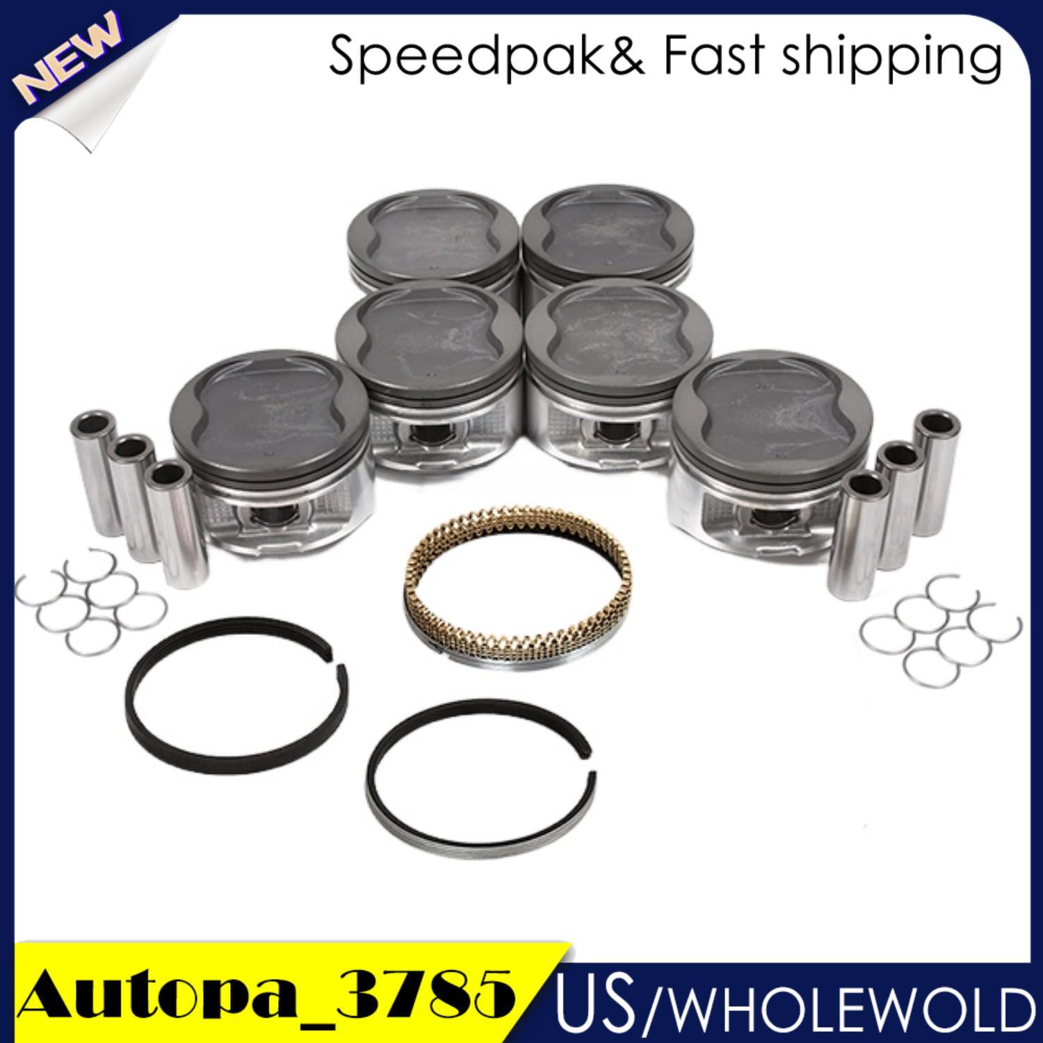 6pcs 5VZFE Engine Piston Set for Toyota 4Runner 96-02,Tacoma 95-04 Tundra 3.4L