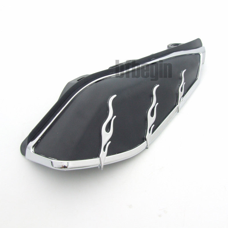 2-piece mid-frame air deflector with trimmed black for Harley Cruiser for Davidson Touring FL