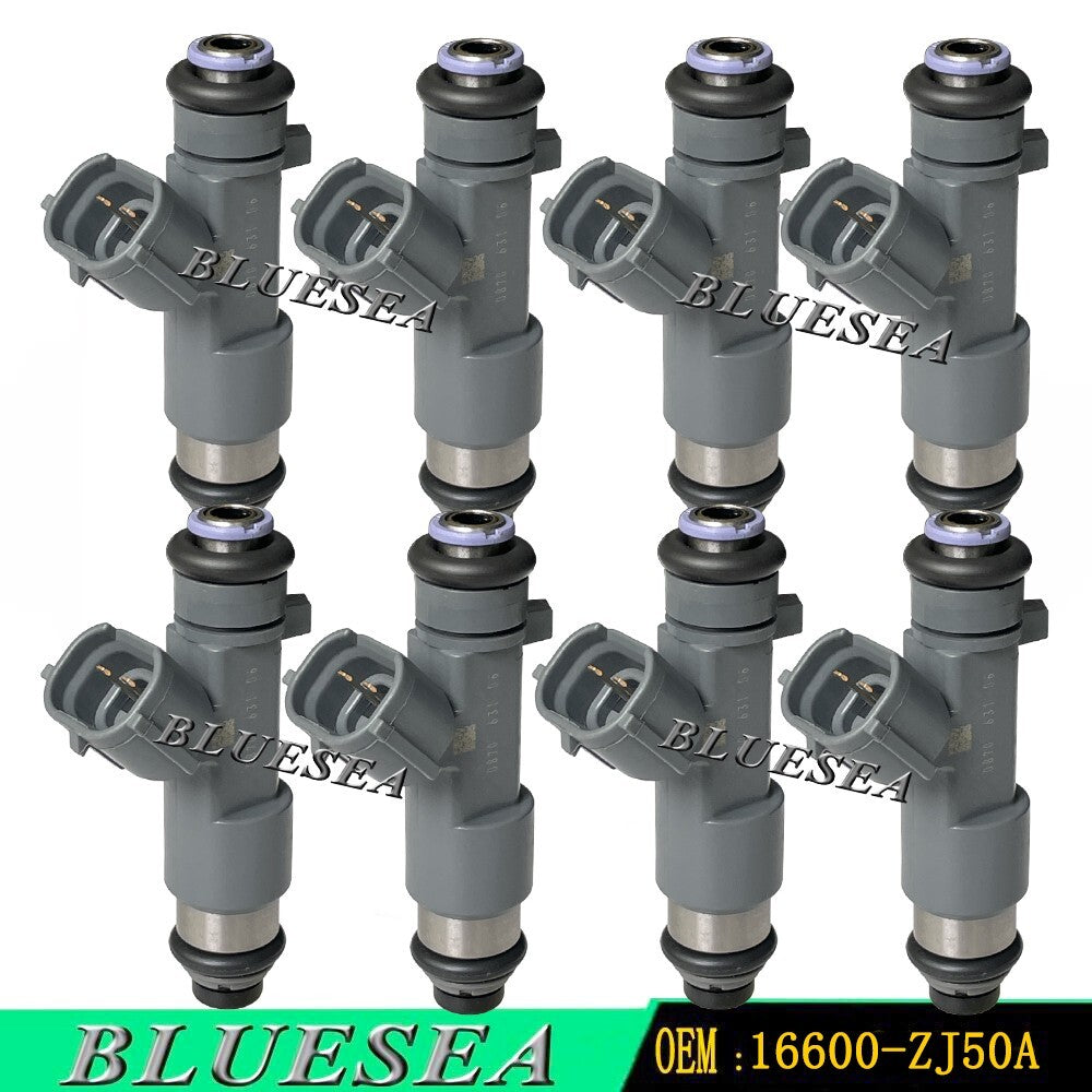 8PCS Fuel injector 16600-ZJ50A For 06-2015 for Nissan Armada VK56DE VQ40DE V8 5.6
