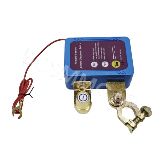 12V Car Battery Kill Disconnect Switch Cut Off Wireless Dual Remote Controls Q