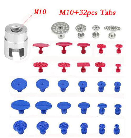 RDP Dent Repair Slide Hammer Adapter M10/M12/M16 Paintless Body Hail Glue Puller v