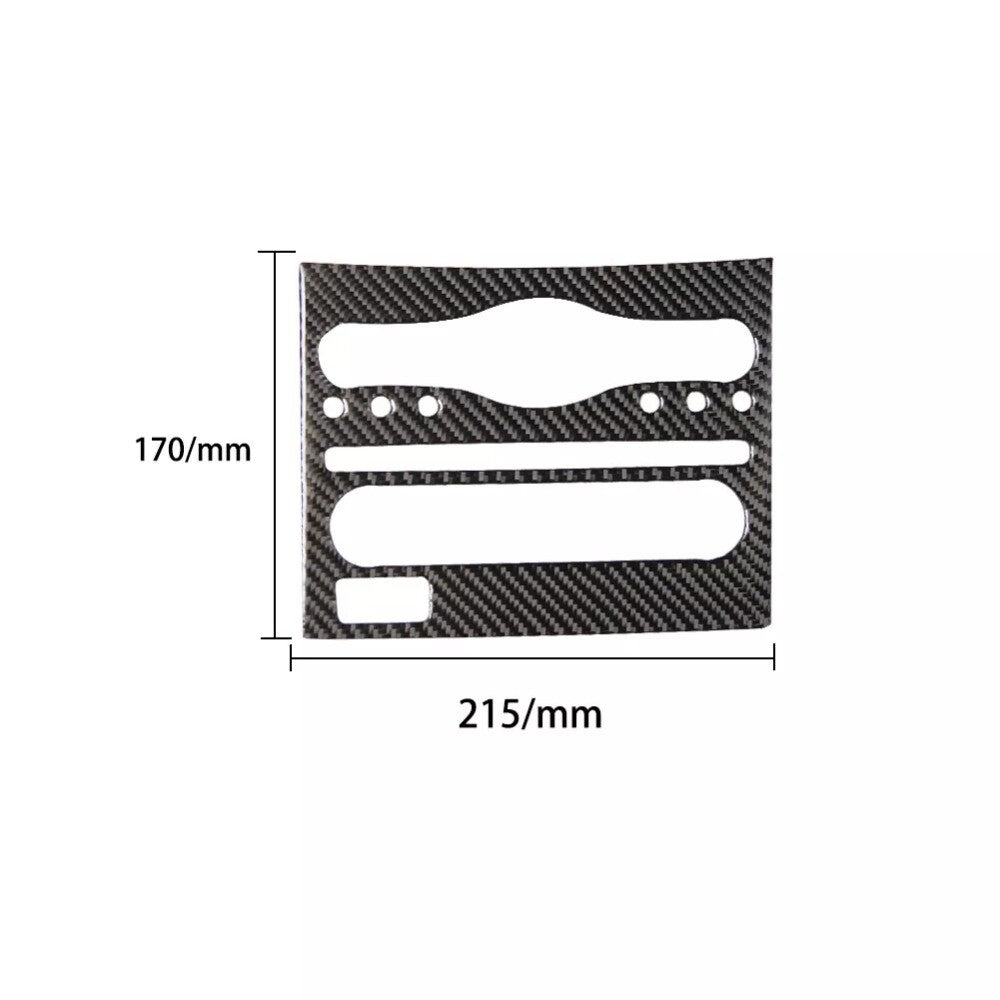 Carbon Fiber Center CD Panel Cover Trim Type-A for Infiniti FX35,FX50,FX37,QX70 n