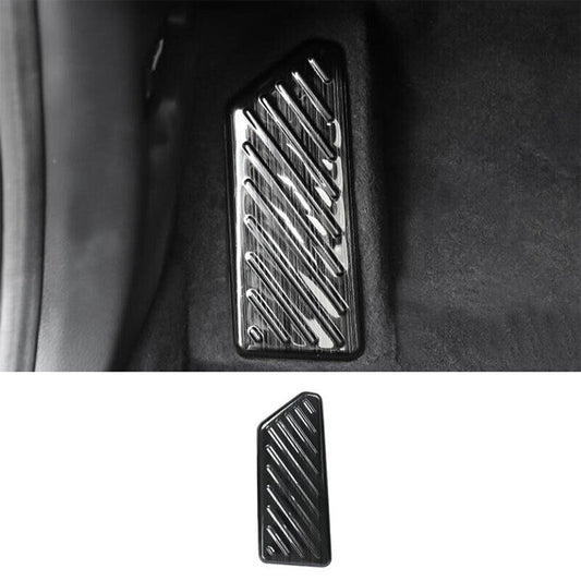 for Honda CR-V 2023-2024 Black steel Left Side Foot Rest Pedal Panel Cover Trim