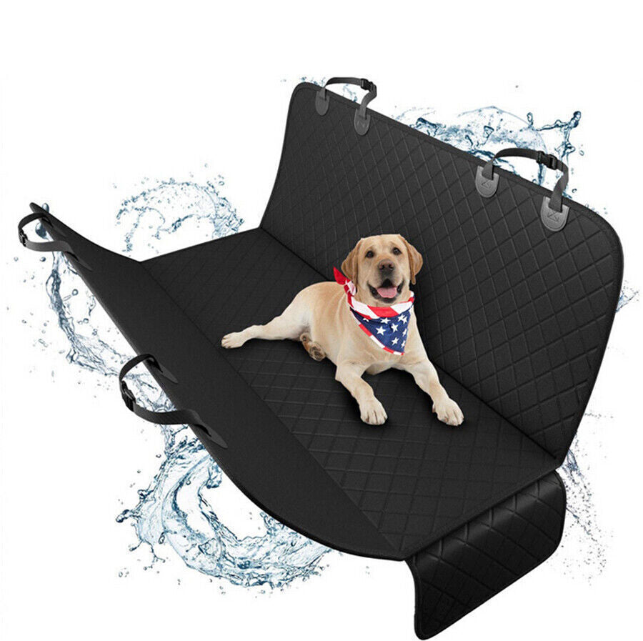 1x Waterproof Car Rear Back for Seat Cover Pet Mat Hammock Cushion Protector Nonslip Q
