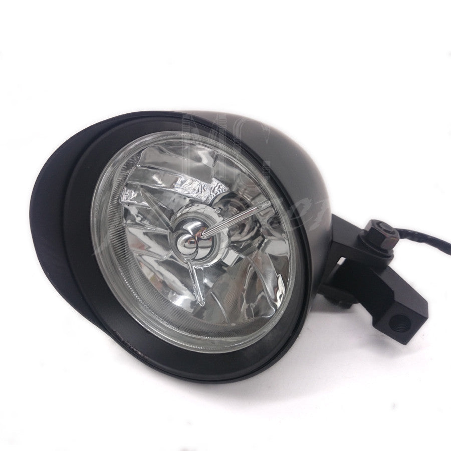 Black 4.7 Bullet Headlight for Harley Sportster XL Dyna Softail Chopper Bobber Q