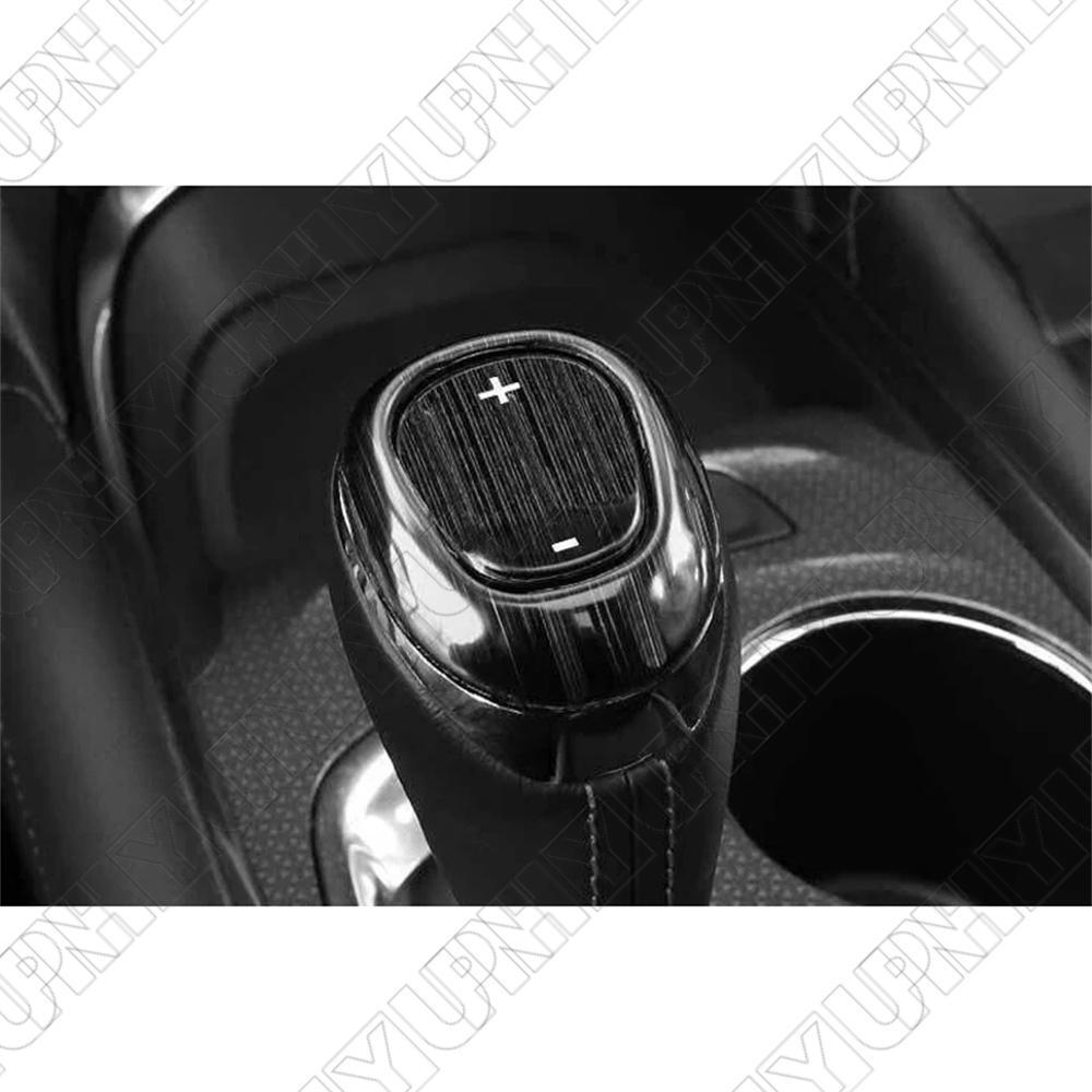 Gear Shift Knob Head Cover Trim for Chevrolet Equinox for Premier Stainless Steel Q