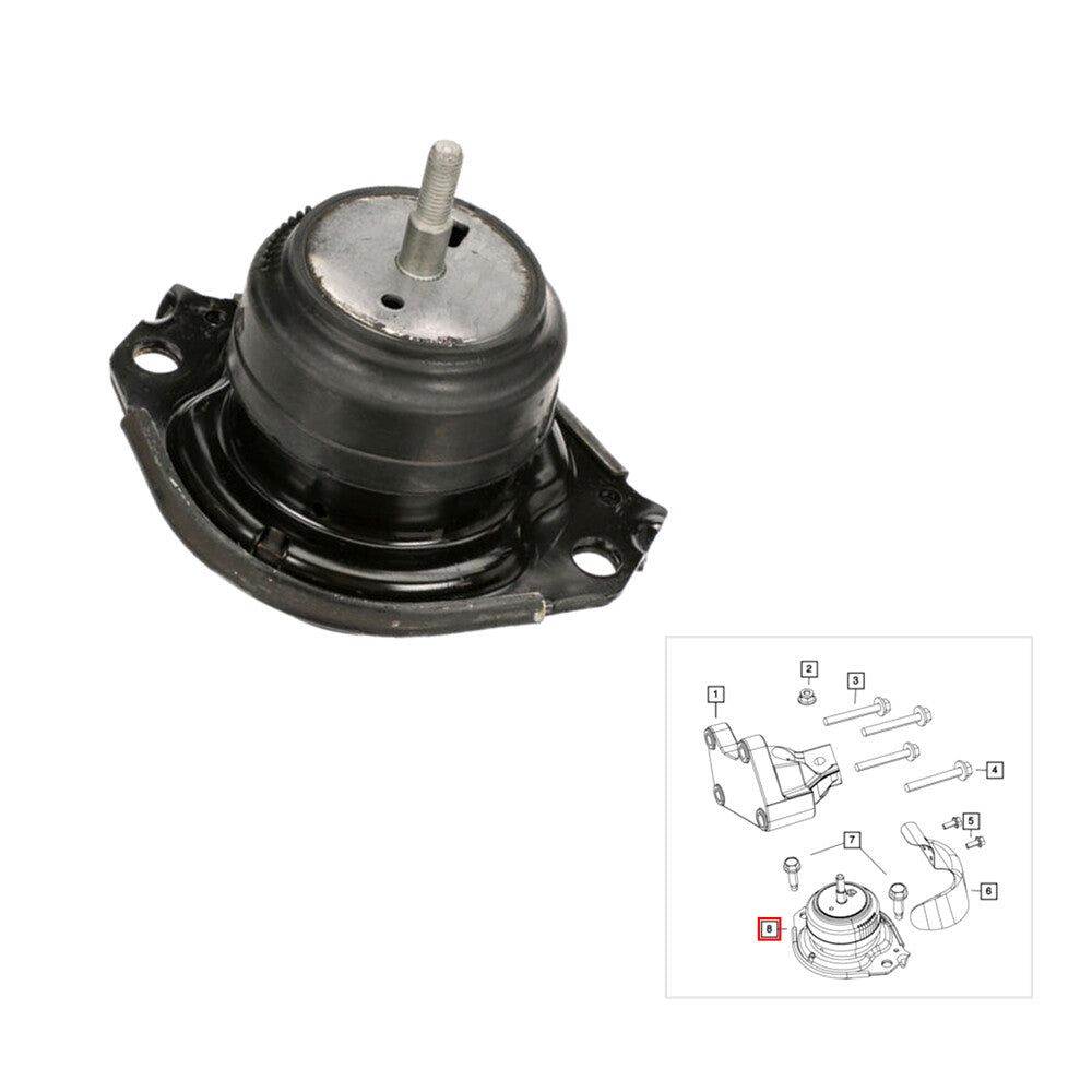 Fits for Grand Cherokee Durango 2011-2020 Front Engine Motor Mount 68252522AA Q