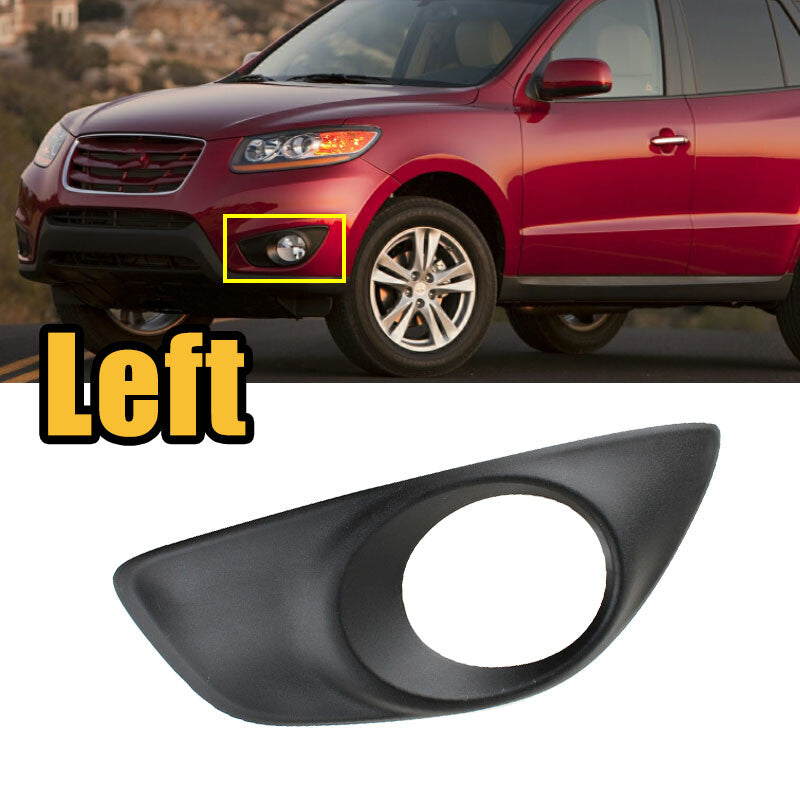 Left front Driver bumper fog light cover for Hyundai Santa Fe 2010-2012