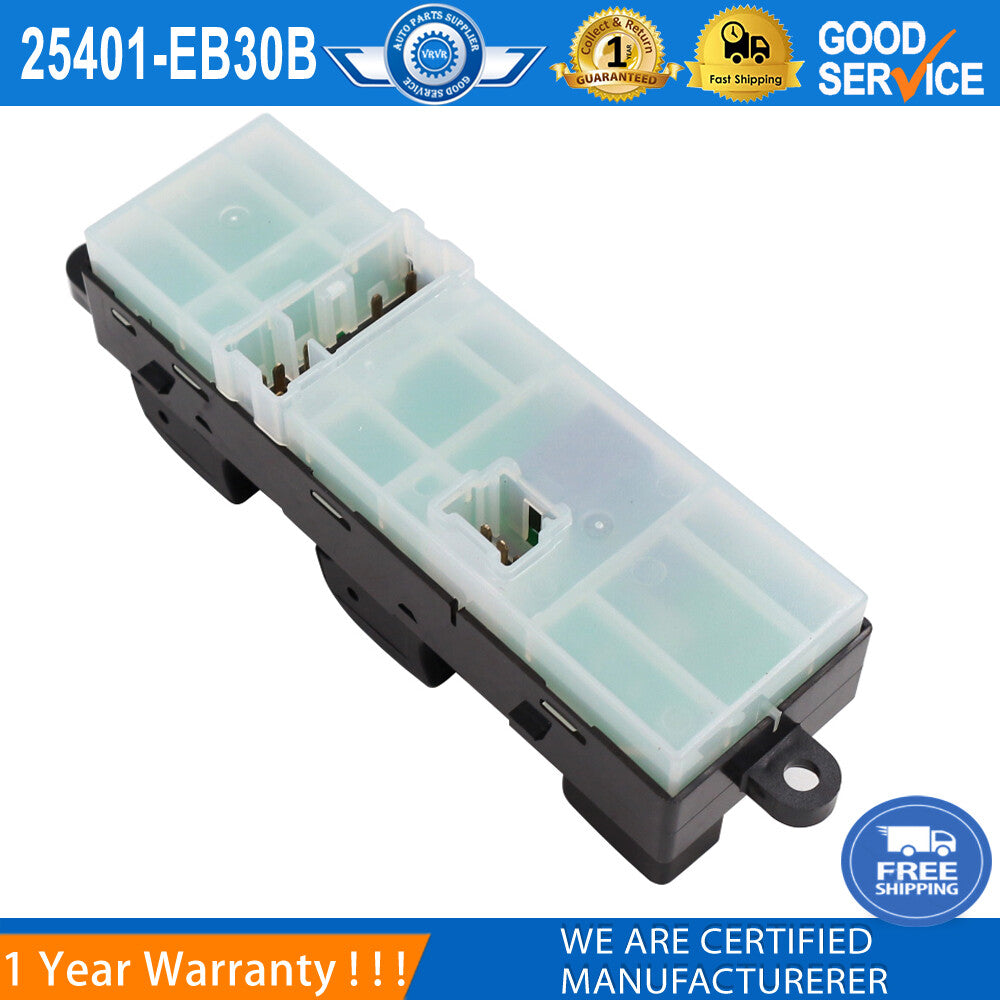 25401-EB30B Right Front Main Window Switch for Navara D40 04-16