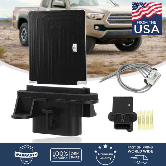 A/C Heater Blower Resistor w/ Harness Connector OE8713804052 for Toyota Tacoma Q