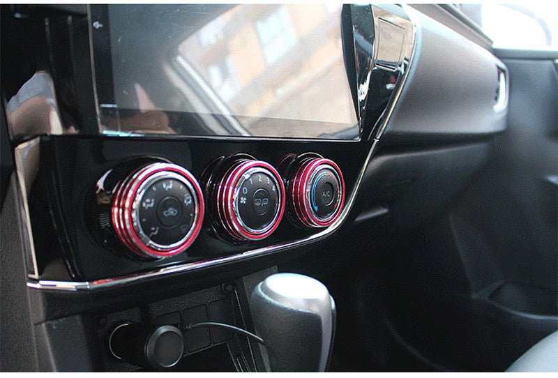 4x car SUV front bumper rubber carbon fin lip decoration canards separator decorative wing- v