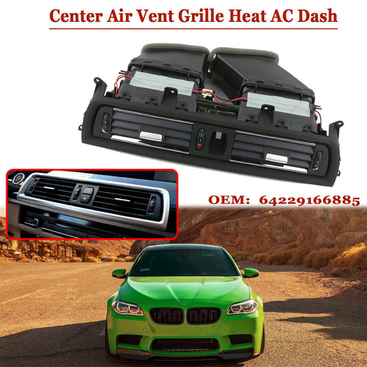 Center Air Vent Grille Heat AC Dash 64229209136 Suitable for BMW F10 11-16 528i 535i 550i