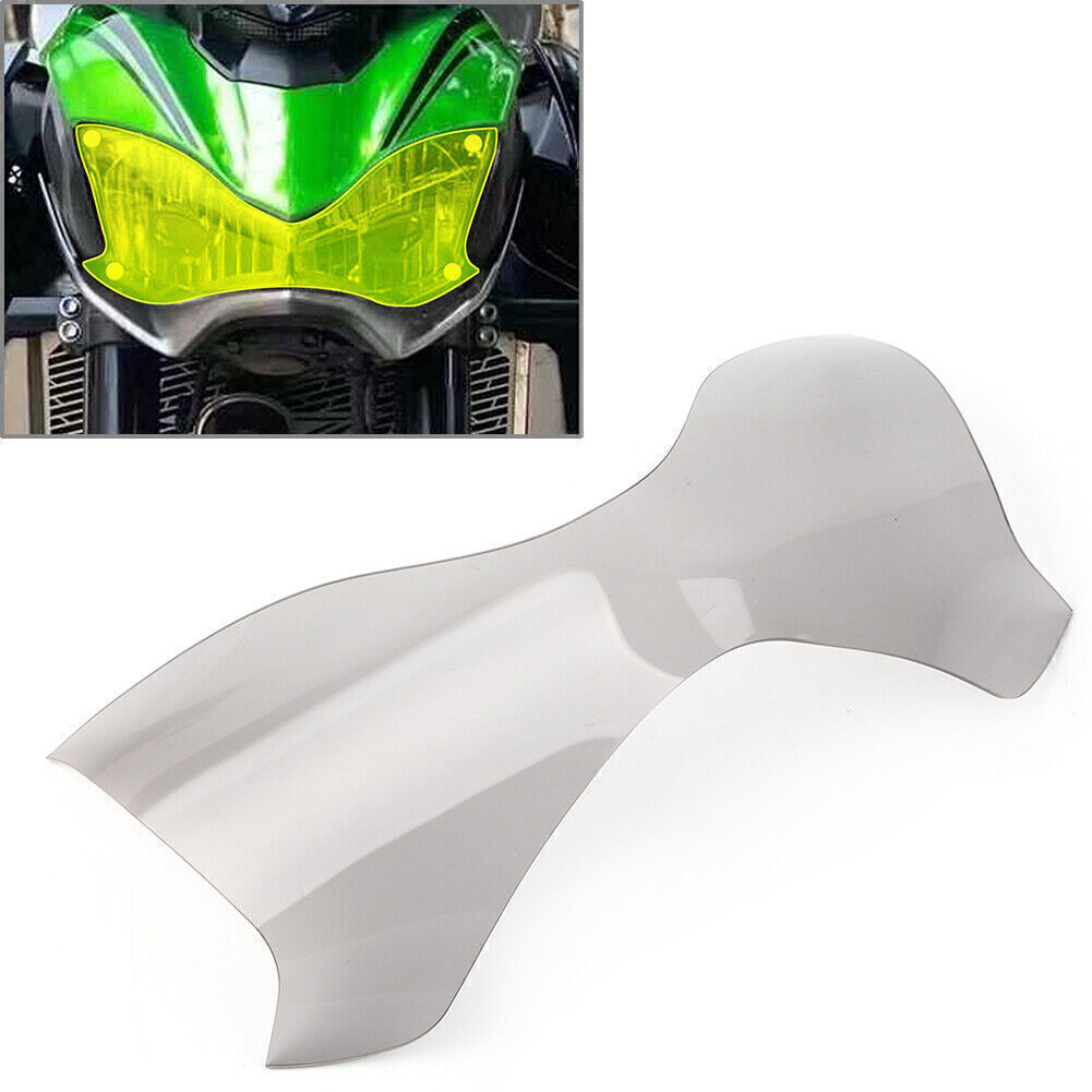 Front Headlight Cover Shield Lens Protector Smoke for KAWASAKI Z900 2017-2019 Q