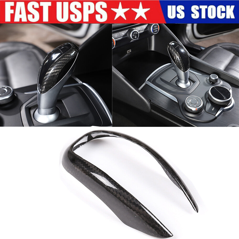 Carbon Fiber Exterior Dashboard Center Console Cover Trim for Tacoma 2024+- v