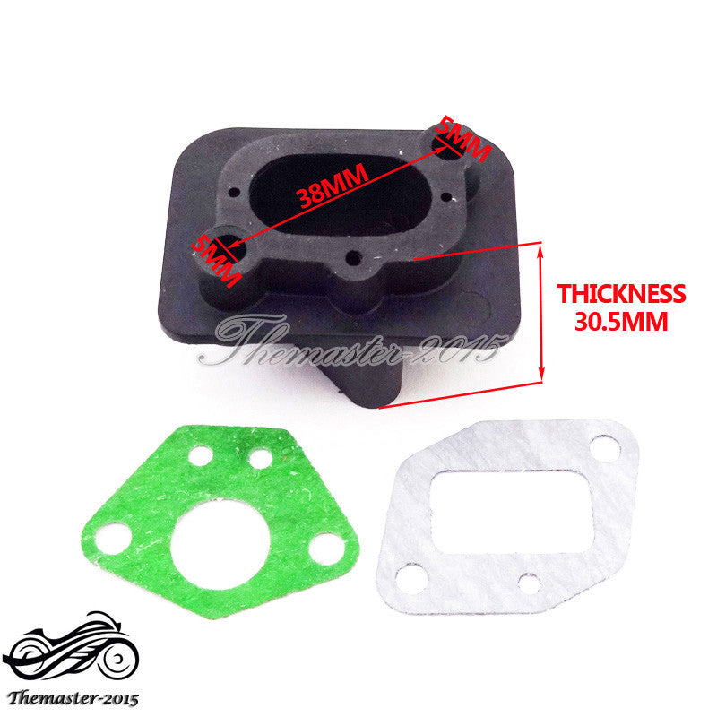 Intake Inlet Manifold Gaskets For 33cc 43cc 49cc Scooter Cat Eye Pocket Bike Q