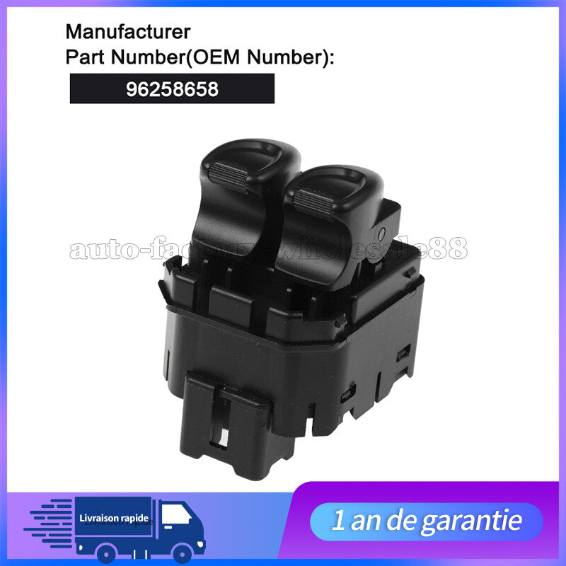 Bouton Leve Vitre Interrupteur Pour Matiz -à Partir De 1998 96258658 Neuf n