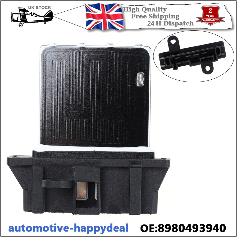 for ISUZU RODEO 8DH / D-MAX HEATER BLOWER MOTOR FAN RESISTOR 2002-2016