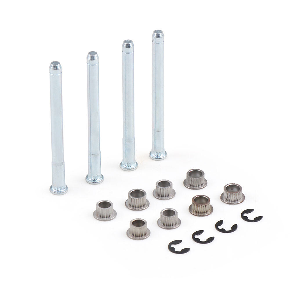 Door hinge pin bushing kit, 2 doors, 4 pins, fits 1994-2004 for Chevrolet S10 and for GMC S15.