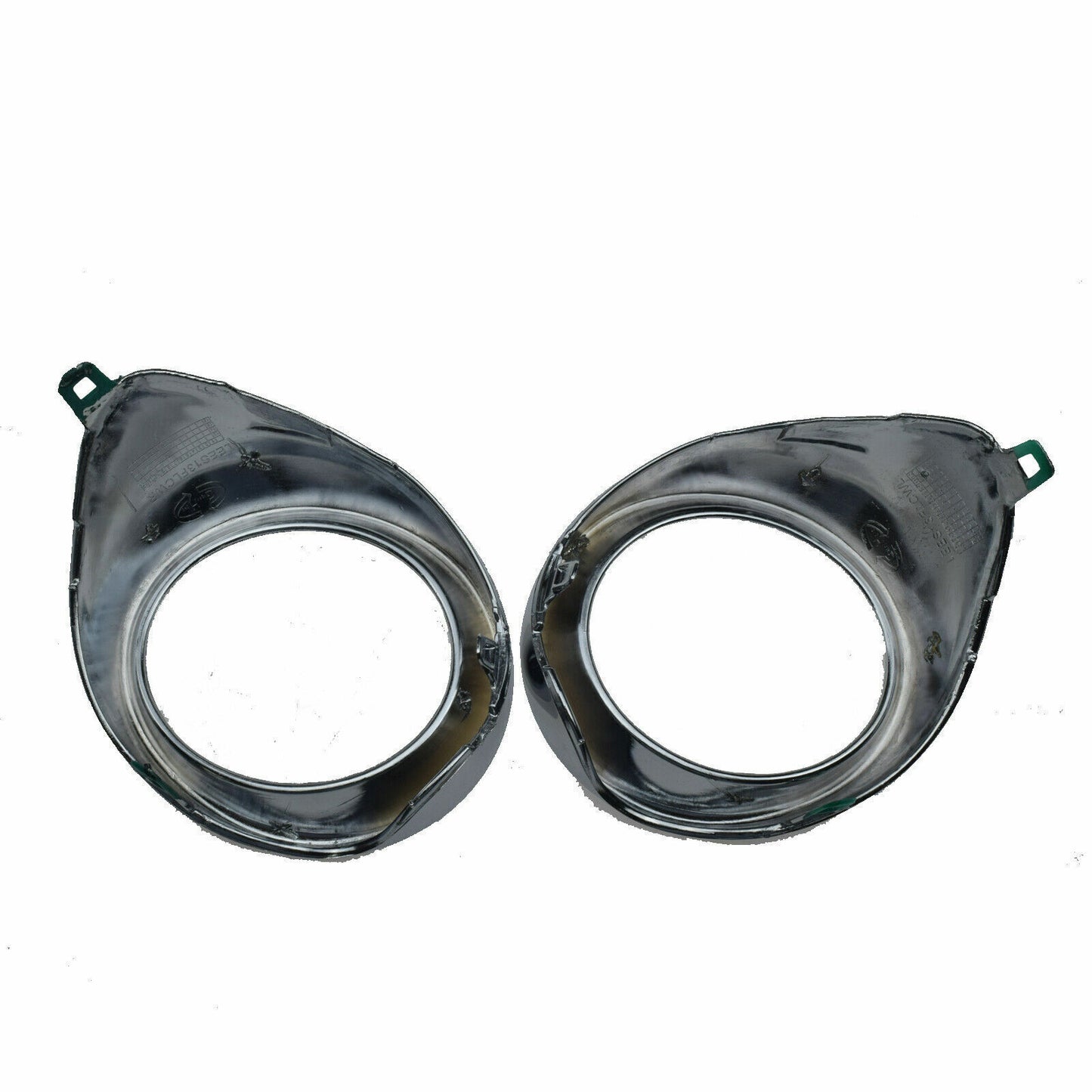 Pair of Bumper Chrome Fog Light Trim Rings for 2013 - 2015 for Lexus ES350 ES300h- v