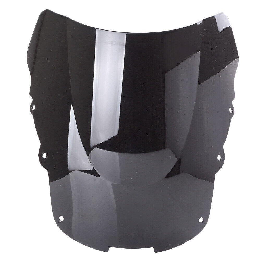 Windshield Windscreen Wind Screen Double Bubble for Honda CBR1100XX 96-07 Black