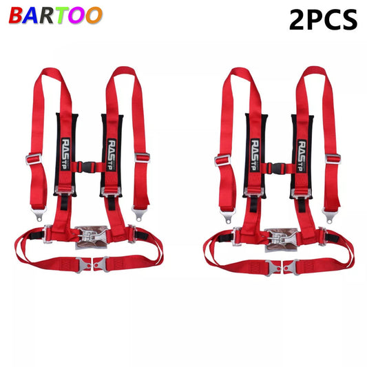Universal 4-Point RASTP Car Auto Harness Strap Racing Sport for Seat Belt Q
