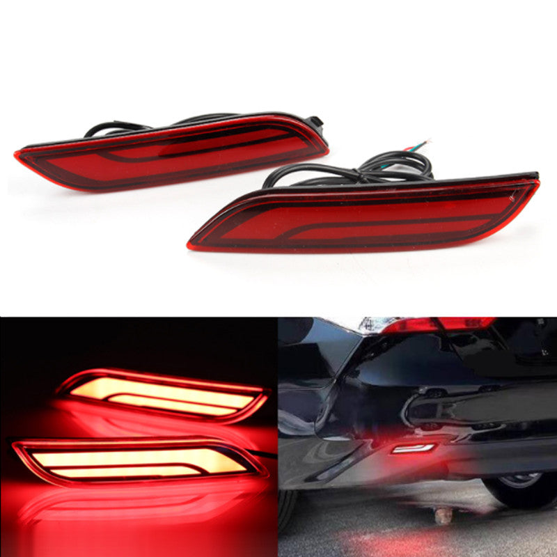 for Toyota for Camry 2018-2023 Red Lens LED Rear Fog Light Tail Bumper Light Sets