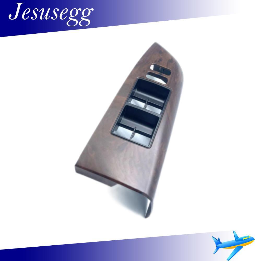 Front Left Door Switch Bezel Cover for 2010-2013 Tundra 2010 Sequoia Wood Grain Q