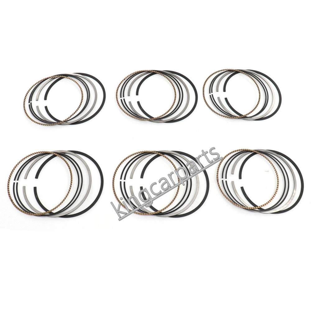 STD 6-piece piston ring kit for Volvo S80, XC60, XC70, XC90 3.2L T6 L6 B6324S B6324S5-