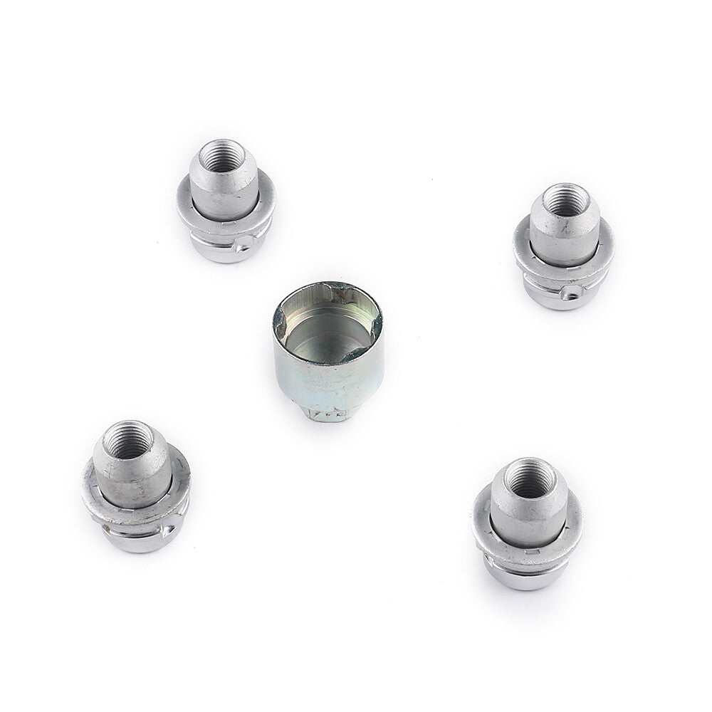 Set of 5 Locking Wheel Nut Chrome for Land Rover for Range Rover L322 2002-2006 Q