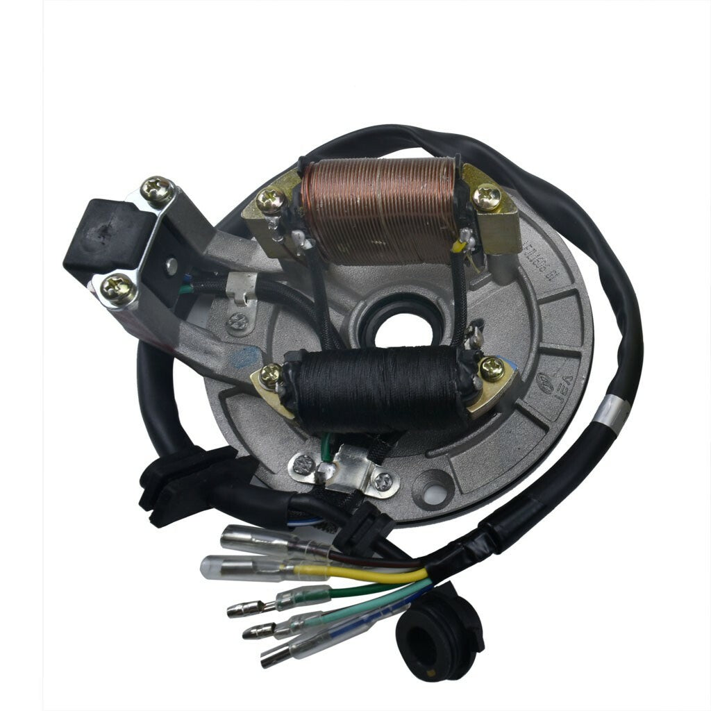 Magneto stator/flywheel wire harness puller for off-road 90cc and 125cc Dirt bicycles.