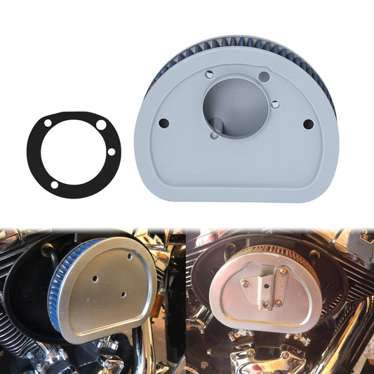 Blue Air Filter Cleaner Replacement Fit for Harley Dyna Softail FXST 2000-2015 Q