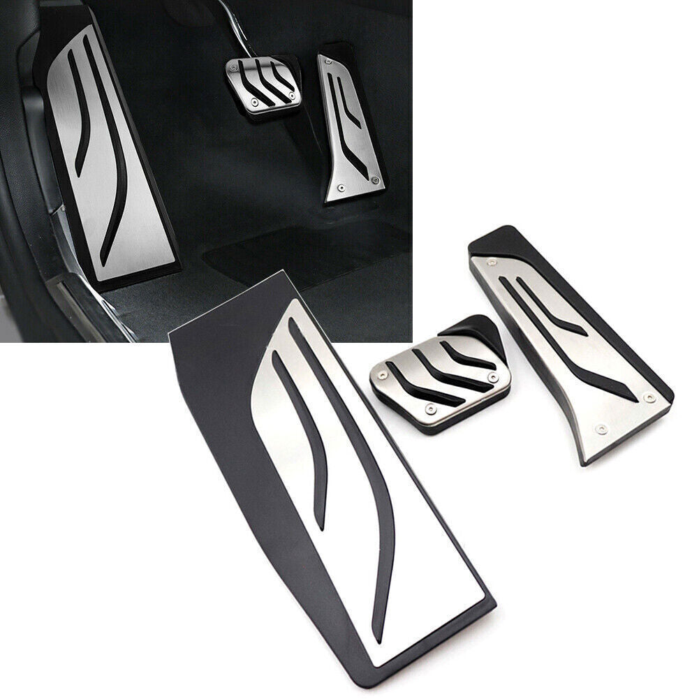 For 1/2/3/4 2012-2019 LHD 3x Car Foot Gas Brake Pedals Cover Kit n