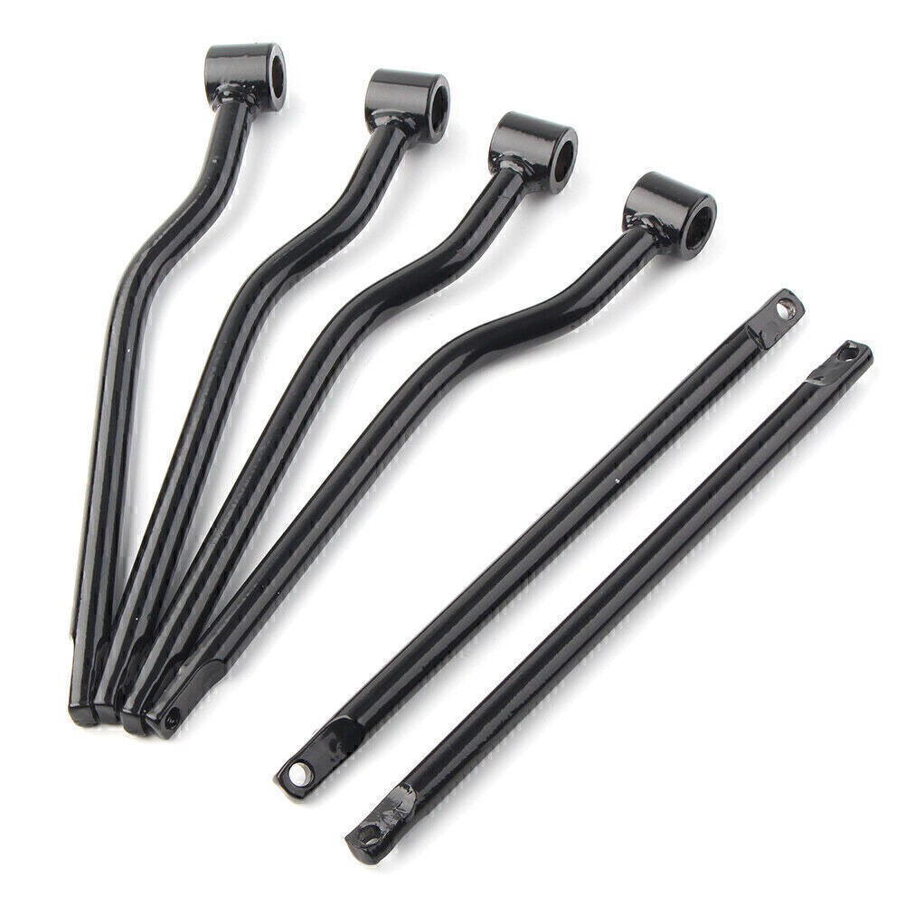 Universal Steel Motorcycle Saddlebag Side Support Bars Mounting Brackets Black Q