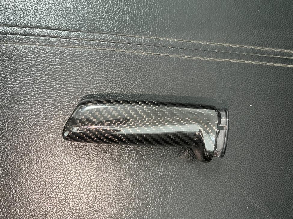 Real Carbon Fiber Hand Brake Cover Fit for BMW 3 4 5 Series F10 F82 F80