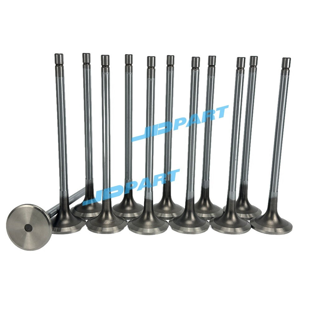 12 QSK19 intake valves 3090469 and 3804892 for excavator parts.