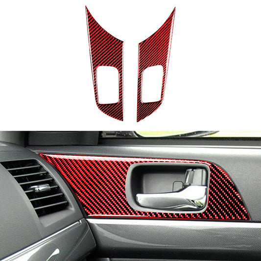 For Tacoma 2012-2015 4Pcs Center Vent TYP A Trim Cover 2WD Carbon Fiber v